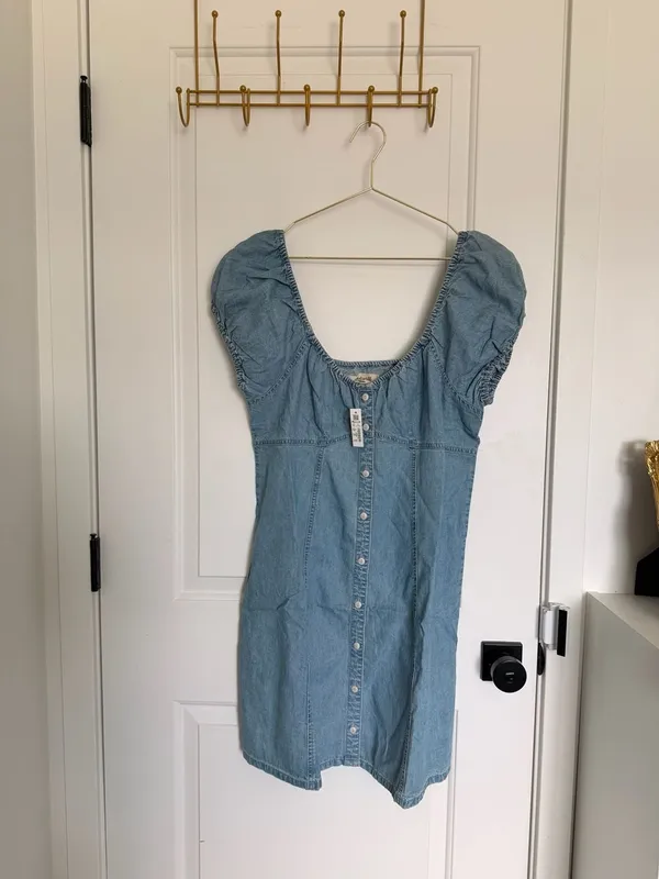 Madewell Cute Denim Dress for Women - Image 3