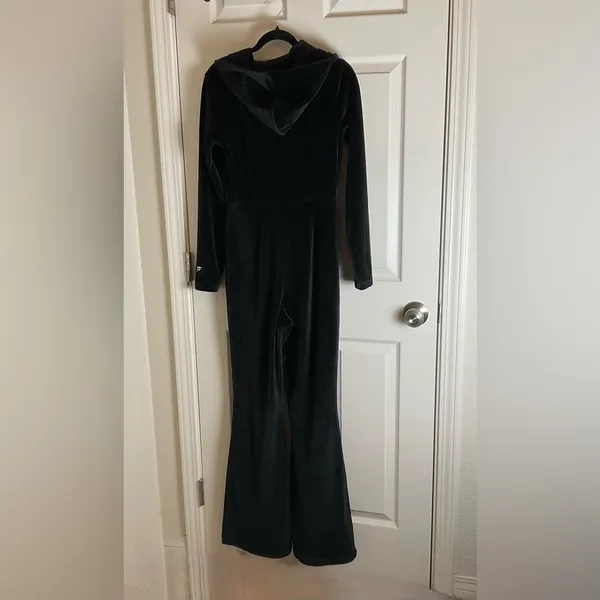 Fabletics Plush Rib Hooded Jumpsuit - Black Woman’s Size Small - Image 10