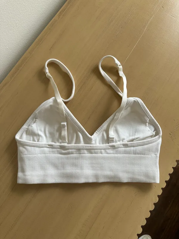 Lululemon Awakening Bra White 4 - Image 2