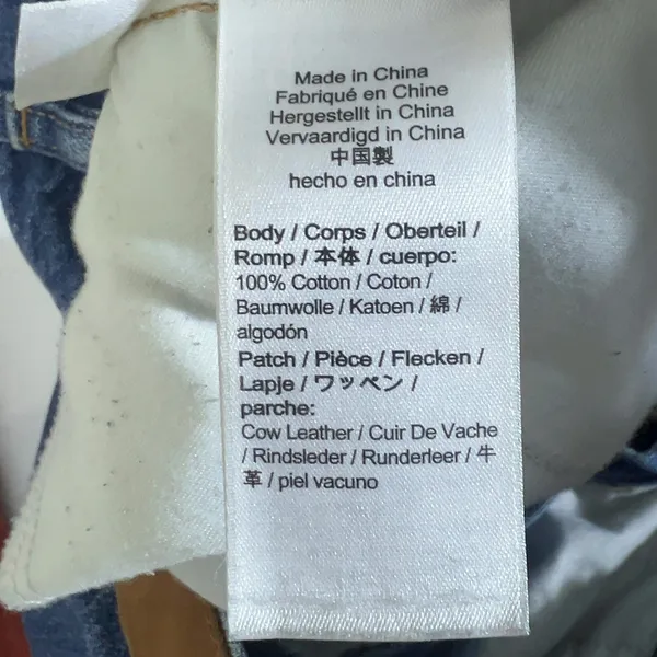 J.Crew Full Length Demi Boot Solid Jeans Blue Raw Hem High Rise Size 28 - Image 7