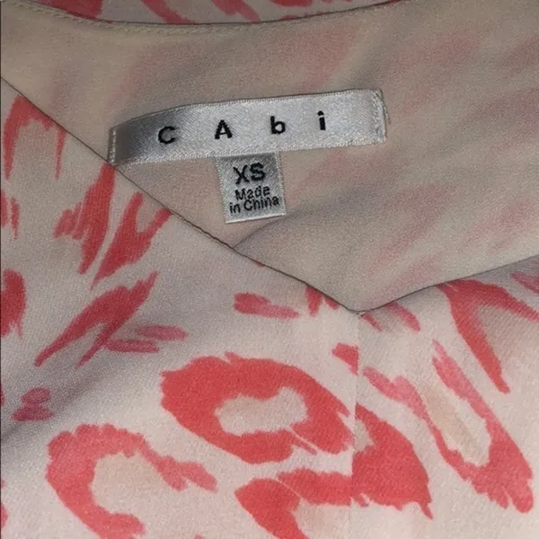 Cabi Flirty Cami Peach Tunic Tank Top Adjustable Strap - Image 5