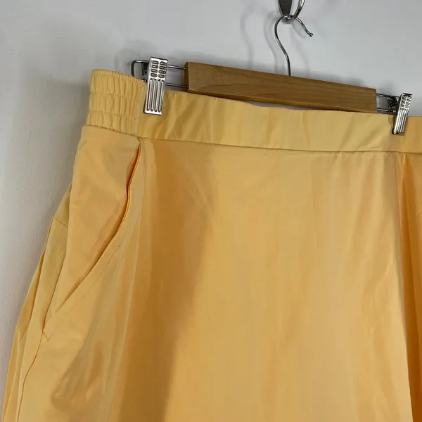 Calia Women Golf Skort Size XXL Orange 16" Ace Pleated Skirt Pickleball Academia - Image 4