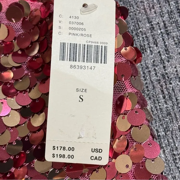 Anthropologie Maeve Long Sleeve Mock Neck Sequin Mini Dress - Image 16
