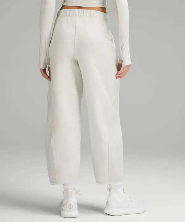 Lululemon Mixed Fabric Relaxed-Fit Tapered High-Rise Pant in Bone - Image 8