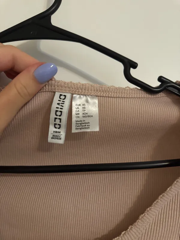 H&M Top Tank Pink Light - Image 2