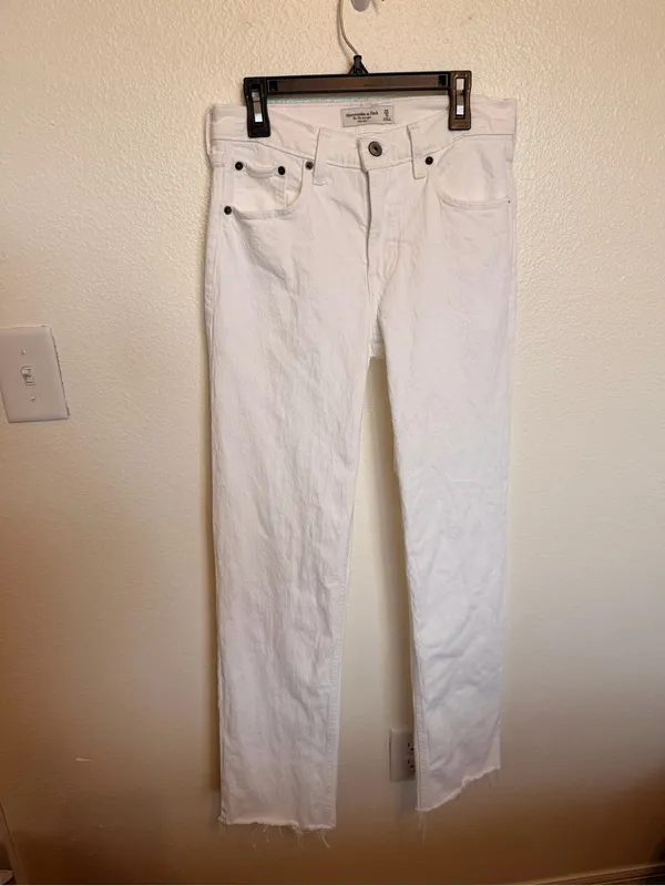 Abercrombie & Fitch The 90’s Straight Mid Rise 0 L - Image 2