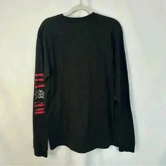Disney‎ Cruella Long Sleeve Crewneck Shirt Womens Size Medium Black - Image 6