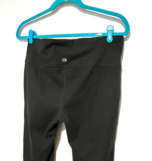 Maternity Black Workout Leggings Pants - Image 6