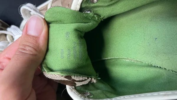Vintage Coach Green Signature C Jacquard Polly Sneakers Sz 10 Y2K⁠ - Image 9
