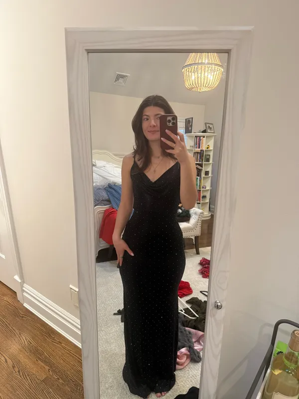 Black Tie Dress Size XS - Image 2