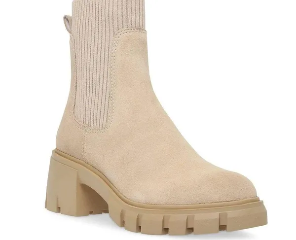 Steve Madden Hayle Suede Leather Chunky Boots - Image 5