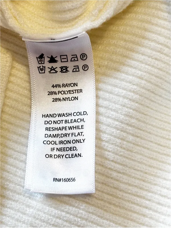 Sincerely Jules Sweater Vest Sleeveless Cardigan Off‎ White Ivory size M - Image 3