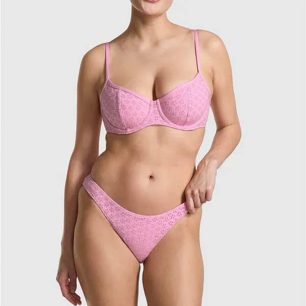 Frankie’s bikinis pink bikini set - Image 2