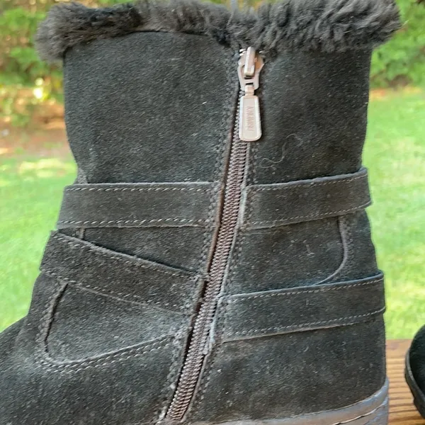 Khombu Black Leather Kelly Snow Boots - Image 4
