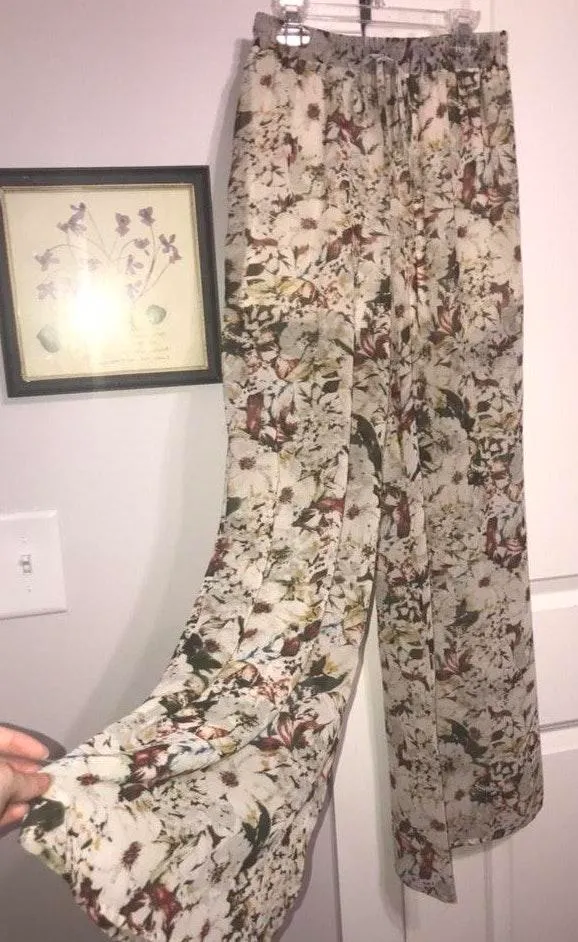 Sheer Floral Pants Multiple - Image 2