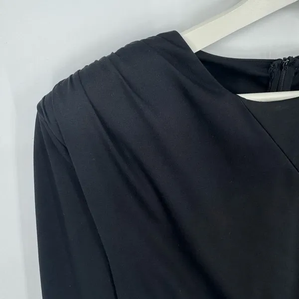 Area Stars Jersey Ruched Dress Bodycon Black‎ Large - Image 7