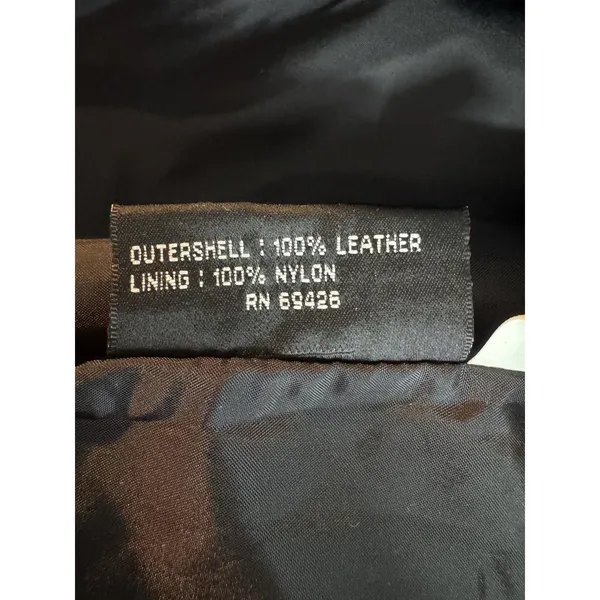 VTG 80’s Wilsons Leather Mini Skirt Womens 12 Black Goth Grunge Moto Punk Biker - Image 8