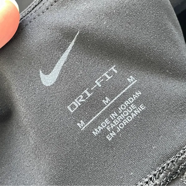 Nike Flare Leggings fitted split leg womens Black (medium) athleisure workout - Image 2