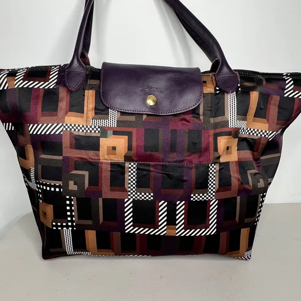 Longchamp Le Pilage Art Walk Tote Bag - Image 10