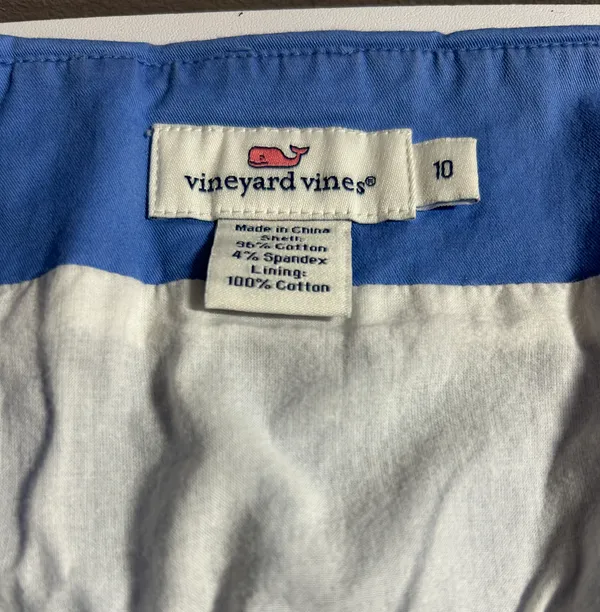 Vineyard Vines Women’s Lime Embroidered Fully Lined Skirt - Image 4