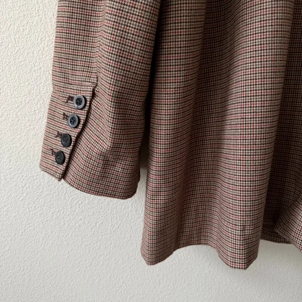 Free People Oversized Reggie Blazer in Ginger Combo Size L - Image 9