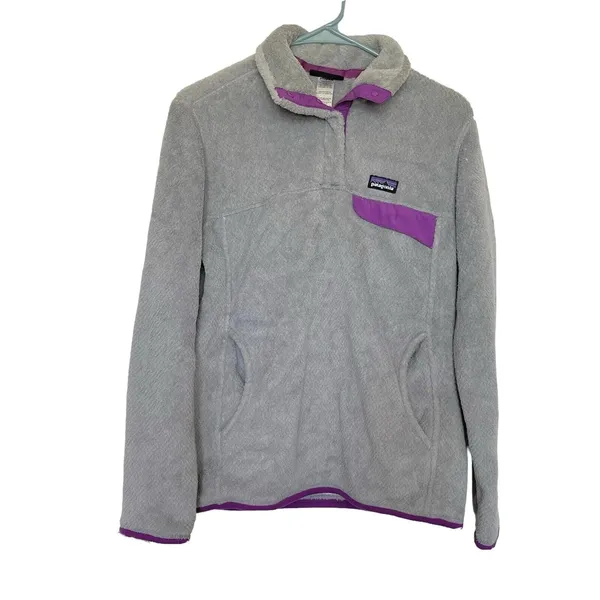 Patagonia Women's Sweater Sz Medium fleece Cozy Gorpcore Outdoor Hiking Skiing - Image 2