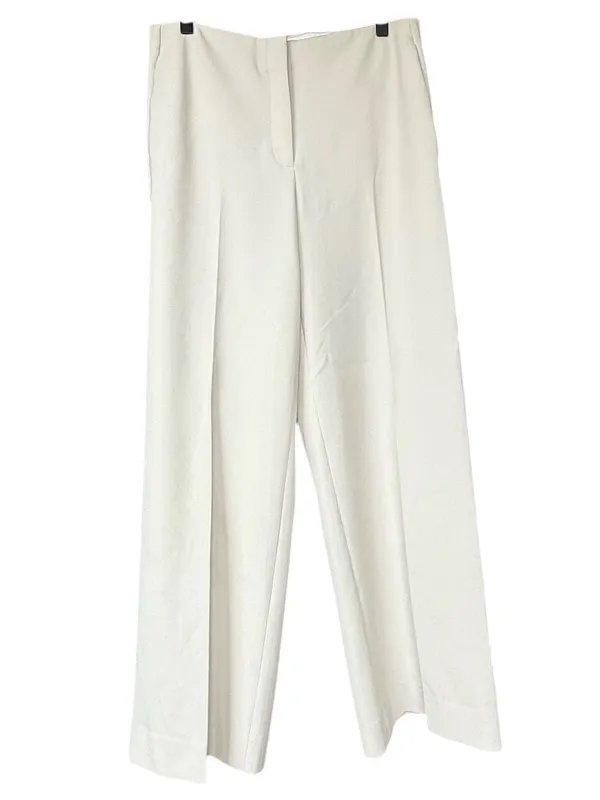 Aritzia Babaton Agency Cream Beige Pants Sz 8 - Image 2
