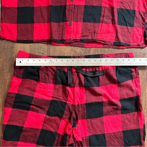 flannel pajama set, plus size XXL - Image 11