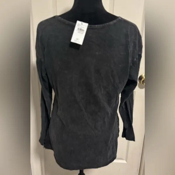 NWT Daytrip by Buckle Mineral Washed Crochet Shirt - Image 7