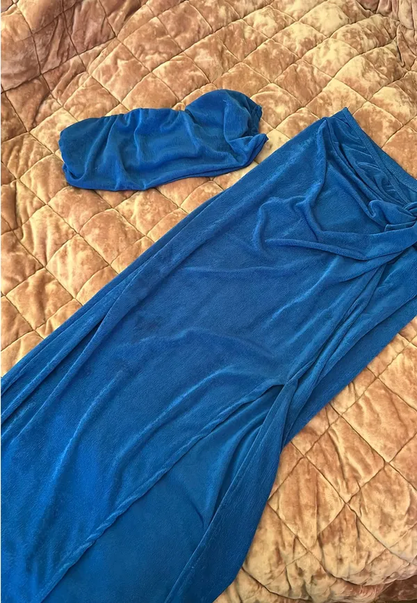 SheIn Shimmer Blue Set - Image 2