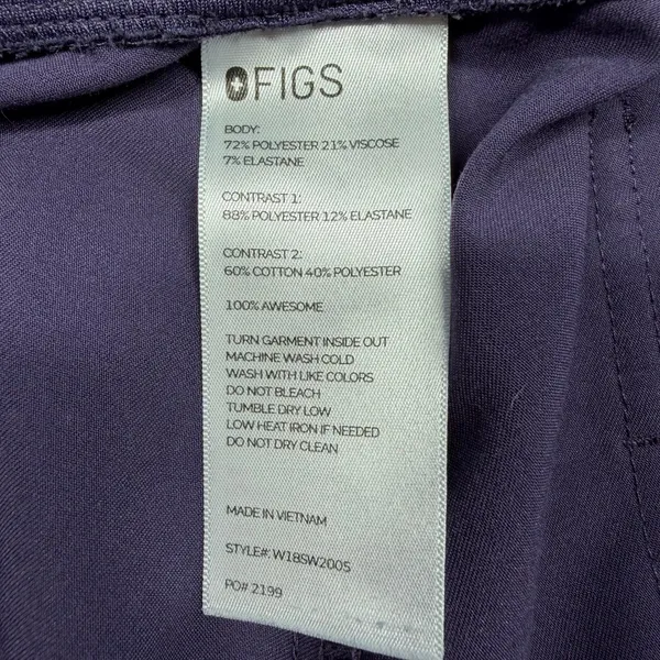 FIGS Scrub Set Women’s XL Purple Catarina Top Zamora Jogger Pants - Image 14