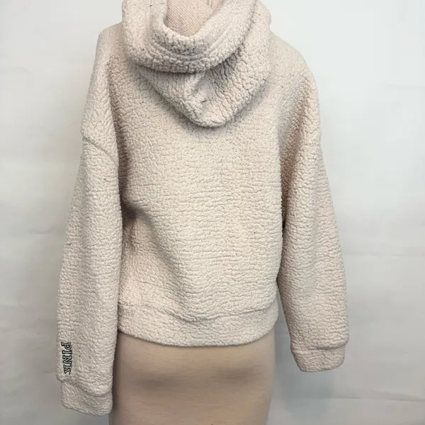 Victoria’s Secret PINK Sherpa Ohio University Sherpa Zip up hoodie sweater med - Image 4