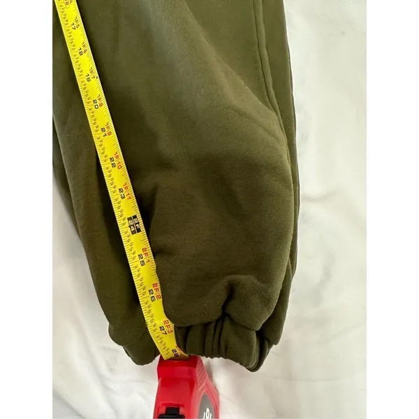 NWT Terez New Yorker Hunter Green Wear what makes you happy Sweatpants Size M - Image 9