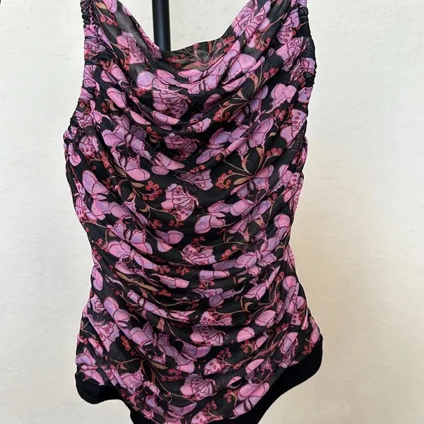 Free People Intimately free butterfly‎ Milkshake Mesh Bodysuit size L - Image 5