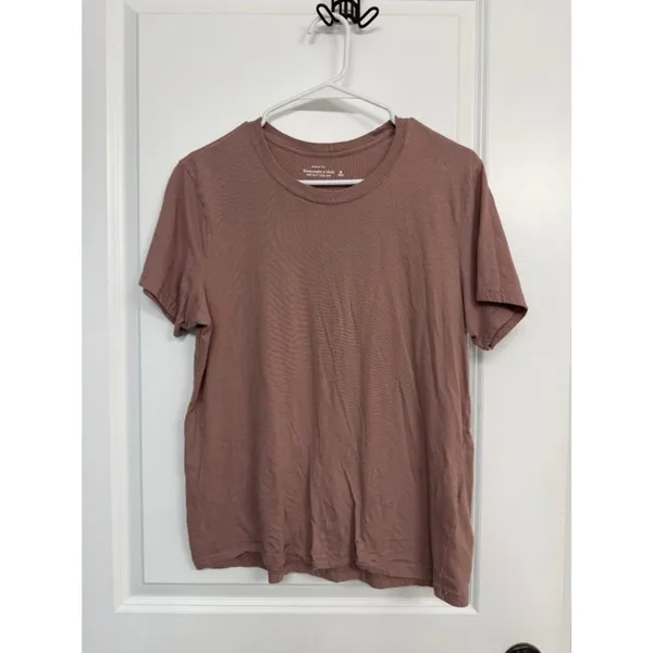 Abercrombie SoftAF Relaxed Tee Dusty Rose M - Image 3