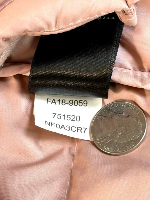The North Face Vest Womens M Dusty Rose Pink 550 Down Puffer Quilted Zip Outdoor - Image 10