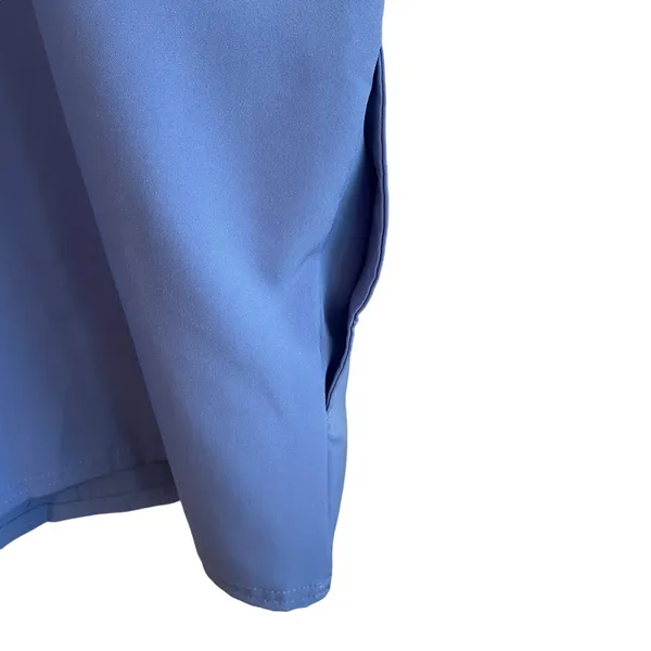 Scrubstar Women Scrub Top M Blue‎ Medical Uniform Nurse Workwear Dental Casual - Image 4