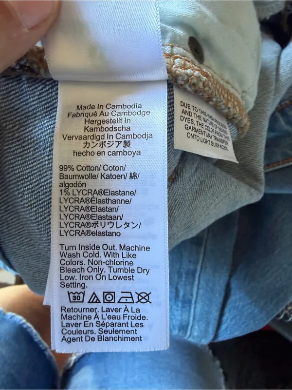 J. Crew Light Blue Flare cropped Jeans with Distressed Knees mid-raise - Image 7