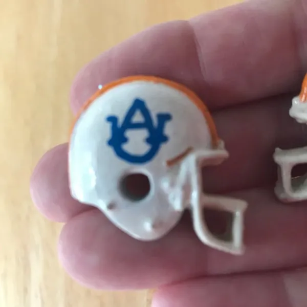 Handmade University of Auburn Earrings Helmet - Image 5