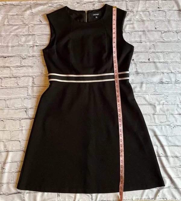 Nine West LBD Black Dress 12 - Image 8