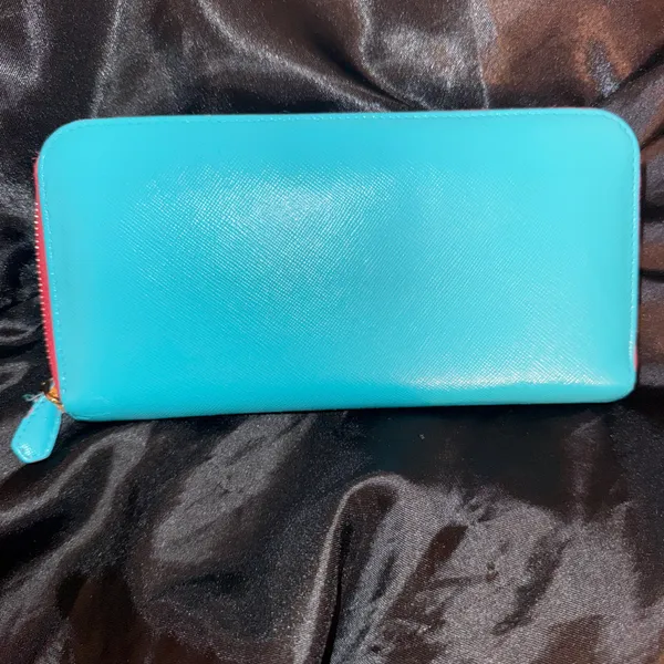 Vintage prada clutch wallet blue - Image 2