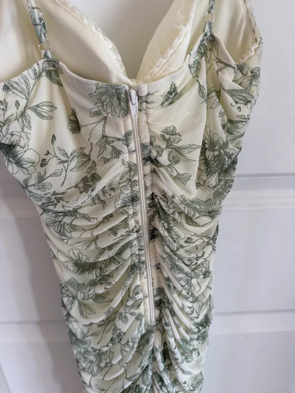 Windsor Floral Ruched Bodycon Dress - Image 5