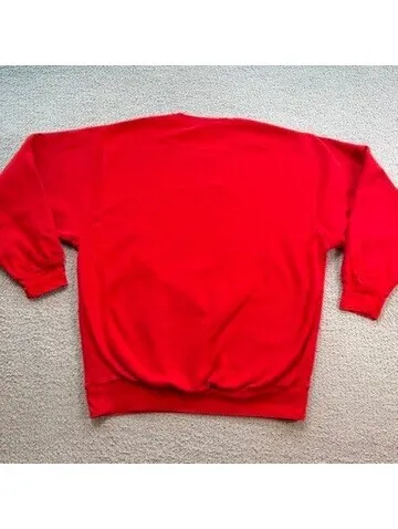 Vintage Y2K Steve & Barry’s Ohio State Buckeyes Appliqué Crewneck Sweatshirt XXL - Image 5