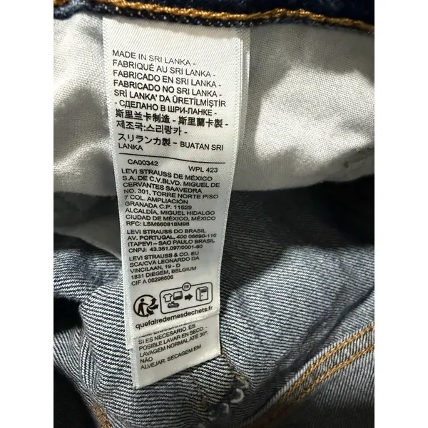 Levis Ribcage Straight Ankle Snap Button Fly Jeans Women's‎ Size 29 - Image 14