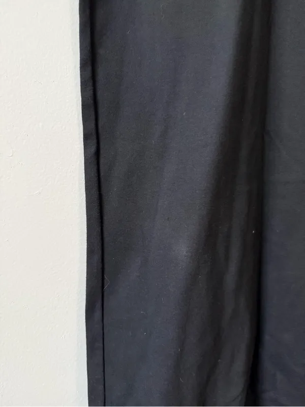 VTG J CREW Sleeveless Turtleneck Midi Dress Classic Minimalist Cotton Black M - Image 4