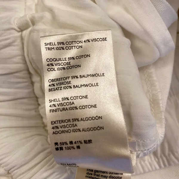 Free People White  Drawstring Pants - Image 9