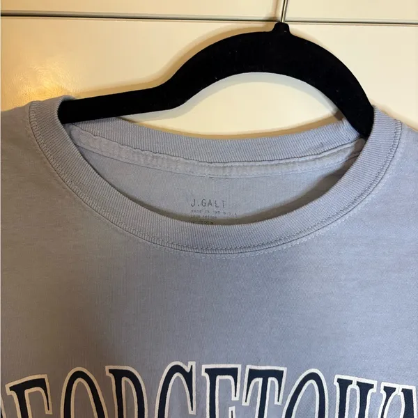 Brandy Melville Georgetown long sleeve cropped Shirt - Image 2