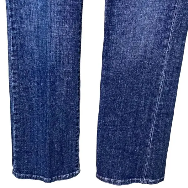 Lee Slender Secret Blue Jeans Size 4 Medium Crystal Accents Lower On The Waist - Image 3