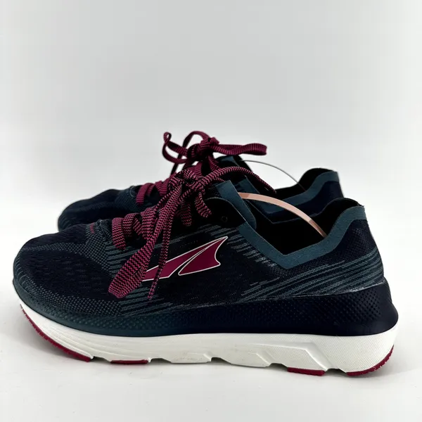 Altra Duo 1.5 Road Running Sneaker FootShape Low Top Lace Up Blue Pink 7 - Image 3
