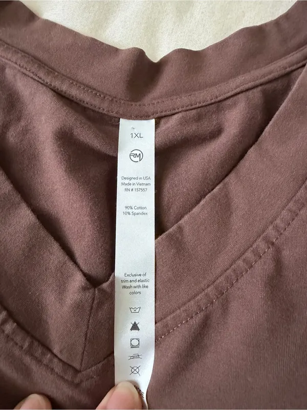Rae Mode Brown Shirt Size 1X - Image 3